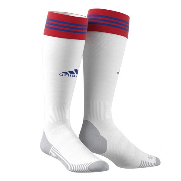 Calcetines Lyon Replica Primera Ropa 2018/19 Blanco